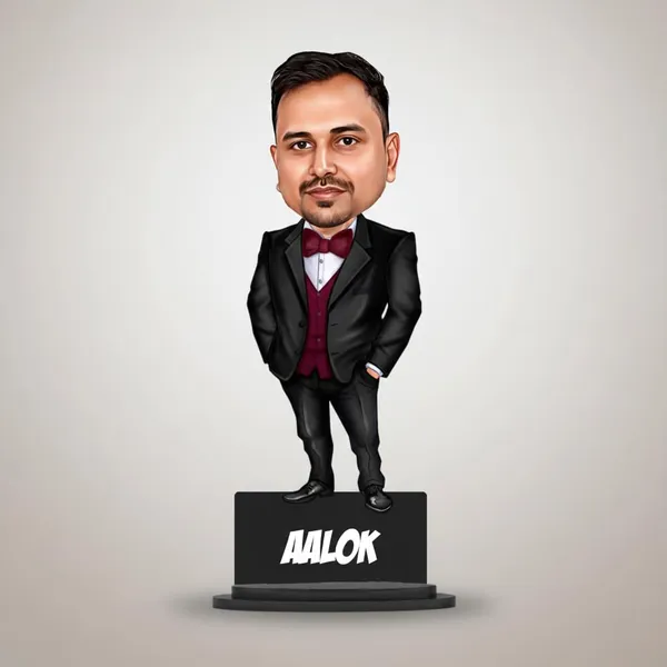 Personalized_7_Inch_3D_Caricature_with_Stand_for_Any_Profession_|_Custom_Photo_Cartoon_Figurine_with_Double-Layer_Laminated_MDF_Wood,_Glossy_Finish_&_Acrylic_Name_Lettering_|_Unique_Gift_for_Men_&_Women