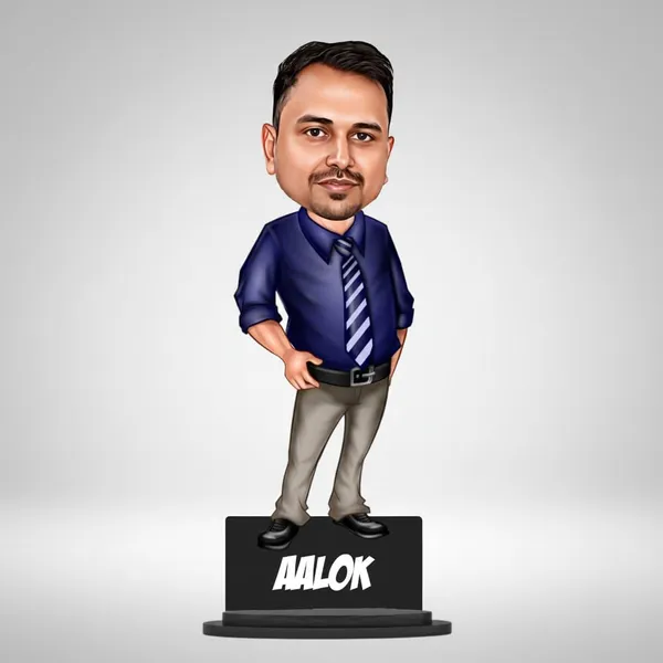 Personalized_7_Inch_Caricature_with_Stand_for_Any_Profession_|_Custom_Photo_Cartoon_Figurine_with_Double-Layer_Laminated_MDF_Wood,_Glossy_Finish_&_Acrylic_Name_Letters_|_Unique_Personalized_Gift_for_Men_&_Women