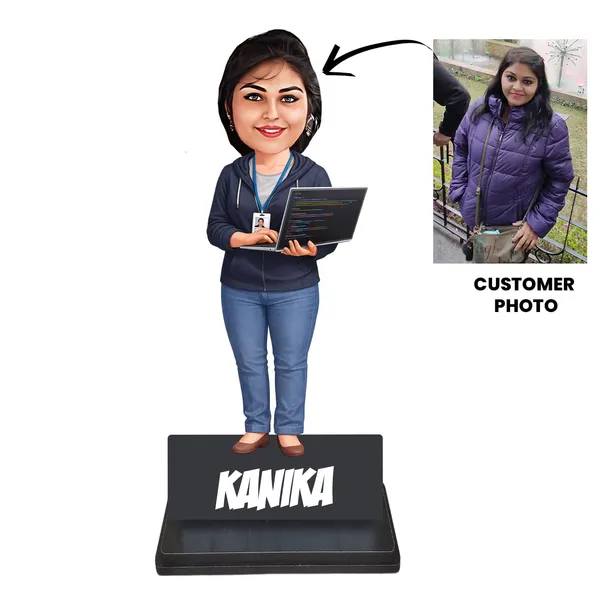 Customized_2D_Caricature_with_Stand_for_Men_&_Women_|_7_Inch_Personalized_Profession_Gift_|_Double_Layer_Laminated_MDF_with_Glossy_Finish_&_Acrylic_Name