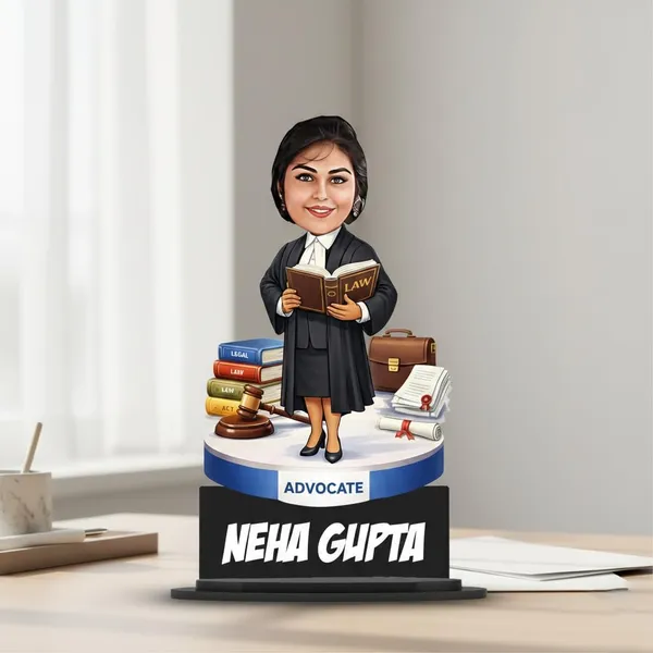 Customized_2D_Wooden_Caricature_with_Acrylic_Name_|_7_Inch_Personalized_Profession_Figurine_for_Men_&_Women_|_Glossy_MDF_Standee_Gift_for_Any_Profession