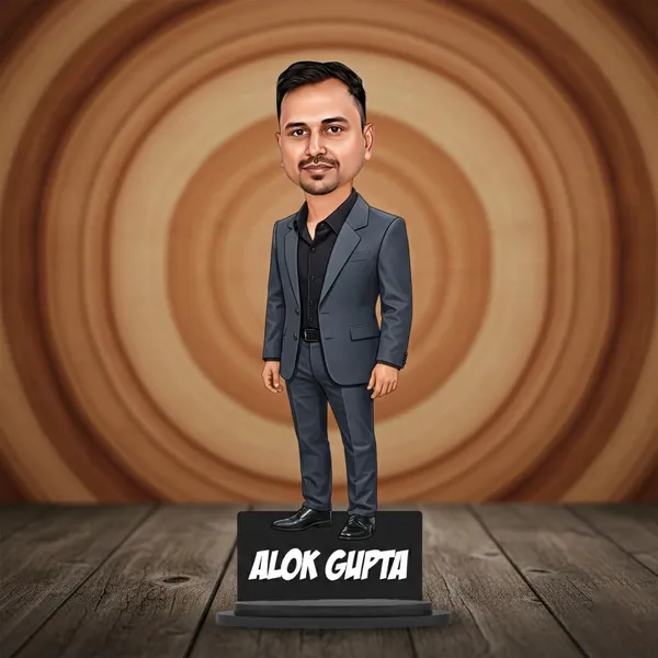 Personalized_Formal_Suit_Caricature_Standee_with_Acrylic_Name_|_7_Inch_Custom_Caricature_for_Any_Profession_|_Double-Layer_Laminated_MDF_Wood,_Glossy_Finish_&_Stand_|_Unique_Gift_for_Men_&_Women