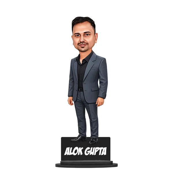 Personalized_Formal_Suit_Caricature_Standee_with_Acrylic_Name_|_7_Inch_Custom_Caricature_for_Any_Profession_|_Double-Layer_Laminated_MDF_Wood,_Glossy_Finish_&_Stand_|_Unique_Gift_for_Men_&_Women