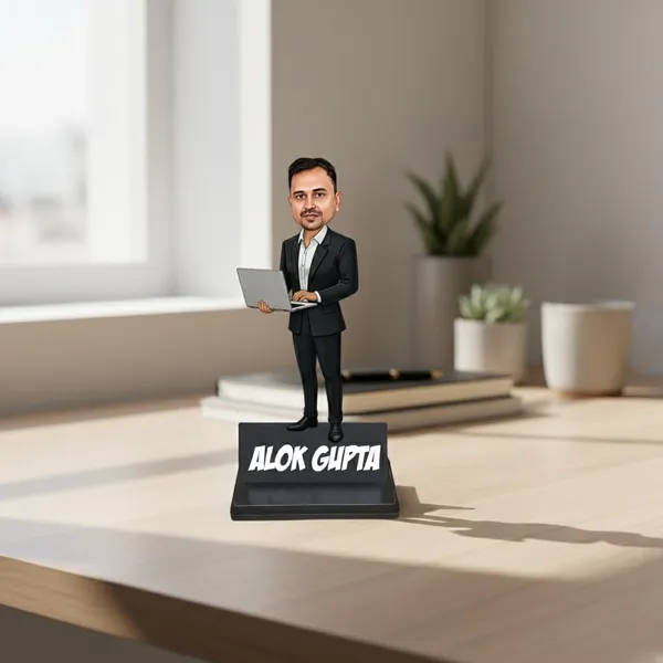 Personalized_Professional_Caricature_with_Laptop_&_Coffee_Mug_|_7_Inch_Custom_Wooden_Bobblehead_Stand_with_Acrylic_Name_|_Glossy_MDF_Office_Desk_Gift_for_Men_&_Women,_Any_Profession