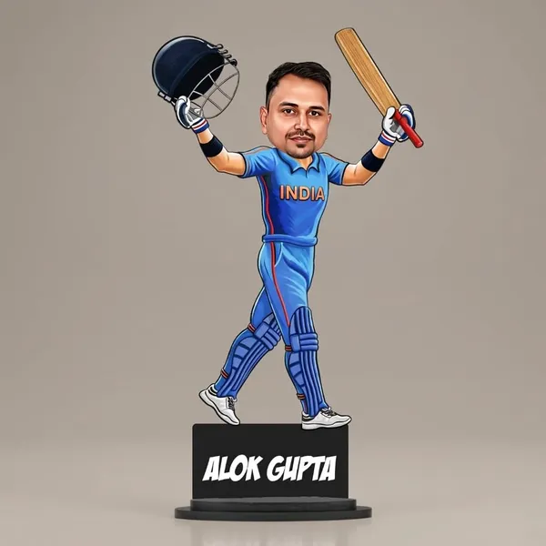 Personalized_7_Inch_Cricket_Player_Caricature_with_Stand_for_Any_Profession_|_Custom_Photo_Cartoon_Figurine_with_Bat_&_Helmet_|_Double-Layer_Laminated_MDF_Wood,_Glossy_Finish_&_Acrylic_Name_Letters_|_Unique_Gift_for_Men_&_Women