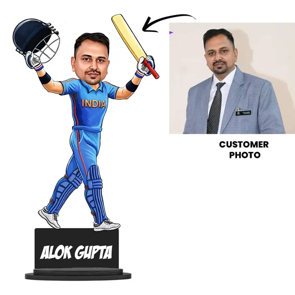 Personalized_7_Inch_Cricket_Player_Caricature_with_Stand_for_Any_Profession_|_Custom_Photo_Cartoon_Figurine_with_Bat_&_Helmet_|_Double-Layer_Laminated_MDF_Wood,_Glossy_Finish_&_Acrylic_Name_Letters_|_Unique_Gift_for_Men_&_Women