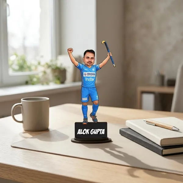 Personalized_Sports_Caricature_Standee_7_Inch_|_Customized_Wooden_Caricature_with_Acrylic_Name_|_Double_Wood_Laminated_MDF_|_Glossy_Finish_with_Stand_|_Caricature_for_Any_Profession,_Sport_&_Theme_|_Unique_Gift_for_Men_&_Women