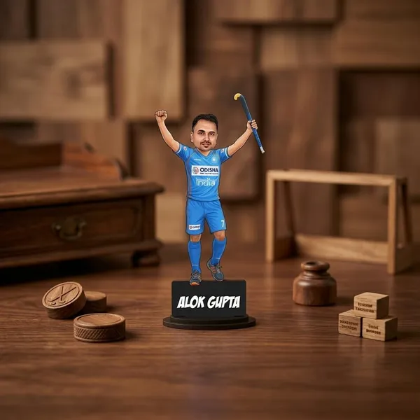 Personalized_Sports_Caricature_Standee_7_Inch_|_Customized_Wooden_Caricature_with_Acrylic_Name_|_Double_Wood_Laminated_MDF_|_Glossy_Finish_with_Stand_|_Caricature_for_Any_Profession,_Sport_&_Theme_|_Unique_Gift_for_Men_&_Women