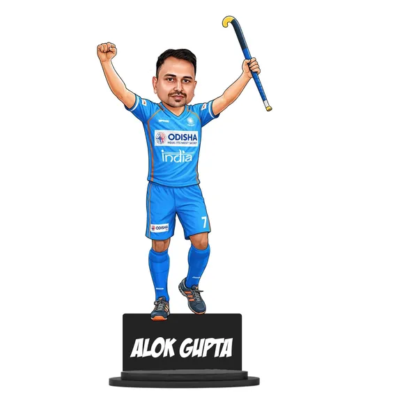Personalized_Sports_Caricature_Standee_7_Inch_|_Customized_Wooden_Caricature_with_Acrylic_Name_|_Double_Wood_Laminated_MDF_|_Glossy_Finish_with_Stand_|_Caricature_for_Any_Profession,_Sport_&_Theme_|_Unique_Gift_for_Men_&_Women