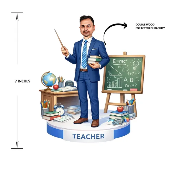 Personalized_2D_Teacher_Caricature_Standee_with_Custom_Name_|_Double-Layer_Laminated_MDF_Wooden_Stand_|_Glossy_Finish_|_Teacher_Appreciation,_Farewell_&_Birthday_Gift_for_Men_and_Women