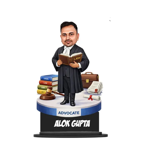 Personalized_Advocate_Caricature_with_Stand_&_Acrylic_Name_|_7_Inch_Custom_Lawyer_Wooden_Cutout_|_Glossy_Double-Layer_Laminated_MDF_Gift_for_Men_&_Women