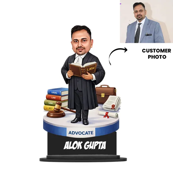 Personalized_Advocate_Caricature_with_Stand_&_Acrylic_Name_|_7_Inch_Custom_Lawyer_Wooden_Cutout_|_Glossy_Double-Layer_Laminated_MDF_Gift_for_Men_&_Women