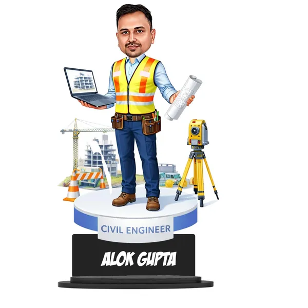 Personalized_Civil_Engineer_Caricature_Standee_with_Acrylic_Name_|_7_Inch_Custom_Caricature_for_Any_Profession_|_Double-Layer_Laminated_MDF_Wood,_Glossy_Finish_&_Stand_|_Unique_Gift_for_Men_&_Women
