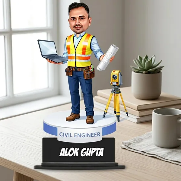 Personalized_Civil_Engineer_Caricature_Standee_with_Acrylic_Name_|_7_Inch_Custom_Caricature_for_Any_Profession_|_Double-Layer_Laminated_MDF_Wood,_Glossy_Finish_&_Stand_|_Unique_Gift_for_Men_&_Women