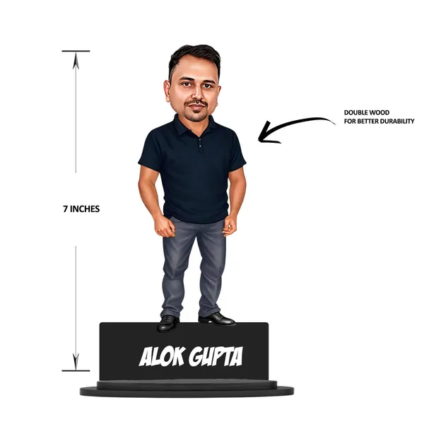 Personalized_Male_Caricature_with_Stand_&_Acrylic_Name_|_7_Inch_Custom_Wooden_Caricature_for_Any_Profession_|_Glossy_Double-Layer_Laminated_MDF_Gift_for_Men_&_Women