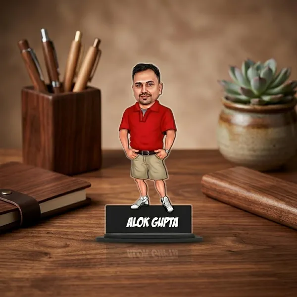Customized_2D_Male_Caricature_with_Acrylic_Name_|_Personalized_Wooden_MDF_Figurine_with_Stand_|_Custom_Photo_Gift_for_Men_&_Women