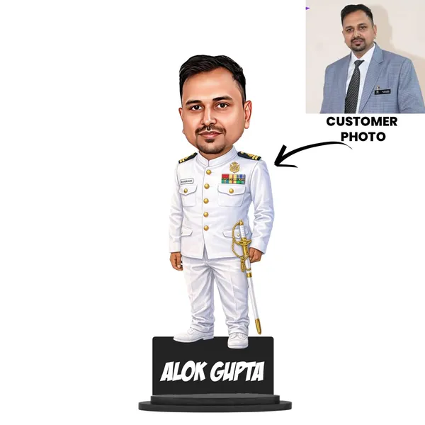 Personalized_Navy_Officer_2D_Wooden_Caricature_with_Custom_Name_|_Laminated_MDF_Double-Layer_Glossy_Finish_Stand_|_Custom_Profession_Gift_for_Men_&_Women