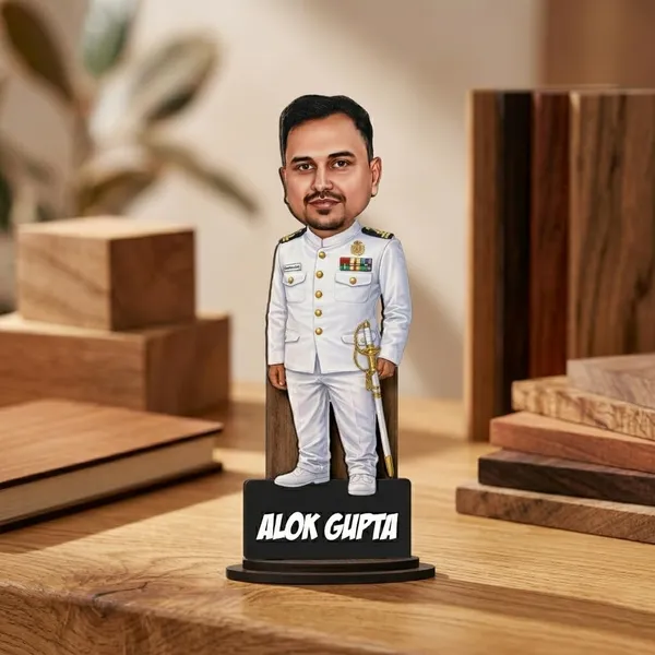 Personalized_Navy_Officer_2D_Wooden_Caricature_with_Custom_Name_|_Laminated_MDF_Double-Layer_Glossy_Finish_Stand_|_Custom_Profession_Gift_for_Men_&_Women