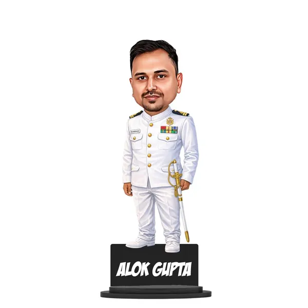 Personalized_Navy_Officer_2D_Wooden_Caricature_with_Custom_Name_|_Laminated_MDF_Double-Layer_Glossy_Finish_Stand_|_Custom_Profession_Gift_for_Men_&_Women