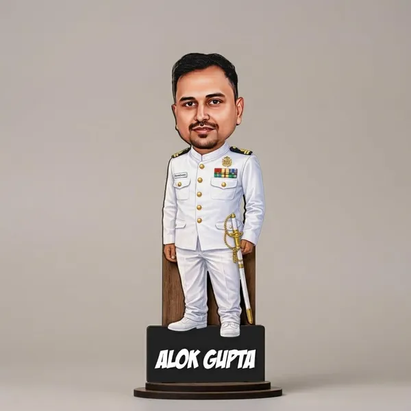 Personalized_Navy_Officer_2D_Wooden_Caricature_with_Custom_Name_|_Laminated_MDF_Double-Layer_Glossy_Finish_Stand_|_Custom_Profession_Gift_for_Men_&_Women