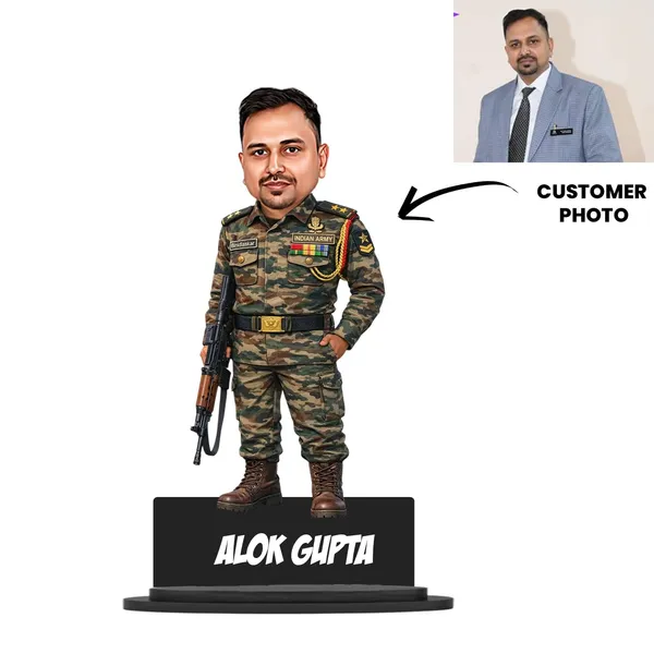 Personalized_Indian_Army_Soldier_Caricature_with_Name_|_7_Inch_Custom_Military_Bobblehead_Style_Figurine_|_Double_Layer_Laminated_MDF_Wooden_Gift_with_Stand_|_Army,_Navy_&_Air_Force_Gift_for_Men_&_Women