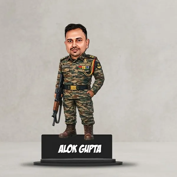 Personalized_Indian_Army_Soldier_Caricature_with_Name_|_7_Inch_Custom_Military_Bobblehead_Style_Figurine_|_Double_Layer_Laminated_MDF_Wooden_Gift_with_Stand_|_Army,_Navy_&_Air_Force_Gift_for_Men_&_Women