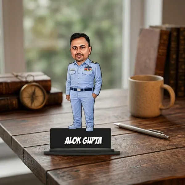 Personalized_2D_Caricature_Photo_Frame_with_Stand,_7_Inch_Custom_Profession-Themed_Gift,_Double-Layer_Laminated_MDF_with_Glossy_Finish_&_Acrylic_Name_Letters,_Customized_Gift_for_Men_&_Women_–_Army,_Navy,_Air_Force,_Police_&_More