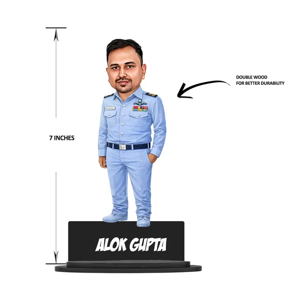 Personalized_2D_Caricature_Photo_Frame_with_Stand,_7_Inch_Custom_Profession-Themed_Gift,_Double-Layer_Laminated_MDF_with_Glossy_Finish_&_Acrylic_Name_Letters,_Customized_Gift_for_Men_&_Women_–_Army,_Navy,_Air_Force,_Police_&_More