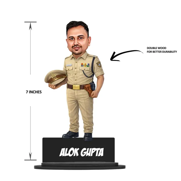 Personalized_2D_Police_Caricature_with_Stand,_7_Inch_Custom_Profession_Wooden_Photo_Figurine_with_Acrylic_Name,_Double_Layer_Glossy_Laminated_MDF_Gift_for_Men_&_Women