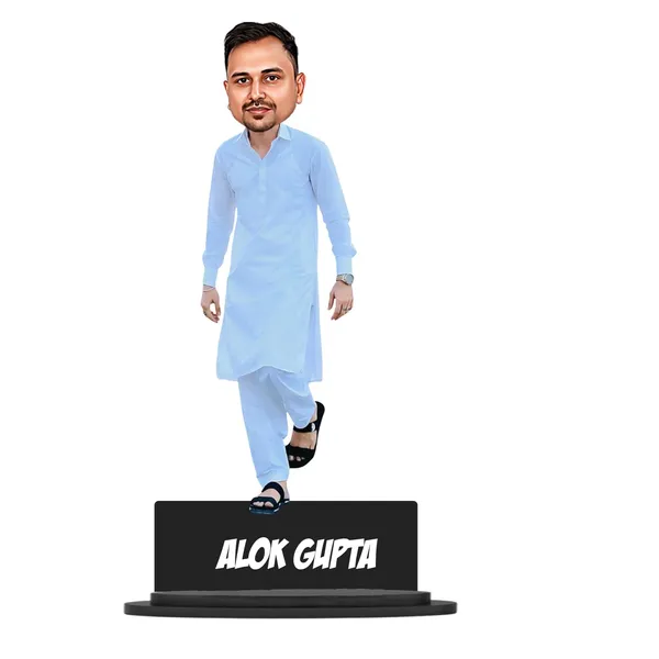 Customized_7-Inch_2D_Male_Caricature_Figurine_with_Personalized_Acrylic_Name_Plate_|_Custom_Profession_Gift_for_Men_&_Women_|_Double-Layer_Laminated_MDF_Wooden_Showpiece_with_Stand