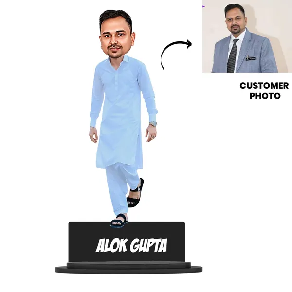 Customized_7-Inch_2D_Male_Caricature_Figurine_with_Personalized_Acrylic_Name_Plate_|_Custom_Profession_Gift_for_Men_&_Women_|_Double-Layer_Laminated_MDF_Wooden_Showpiece_with_Stand