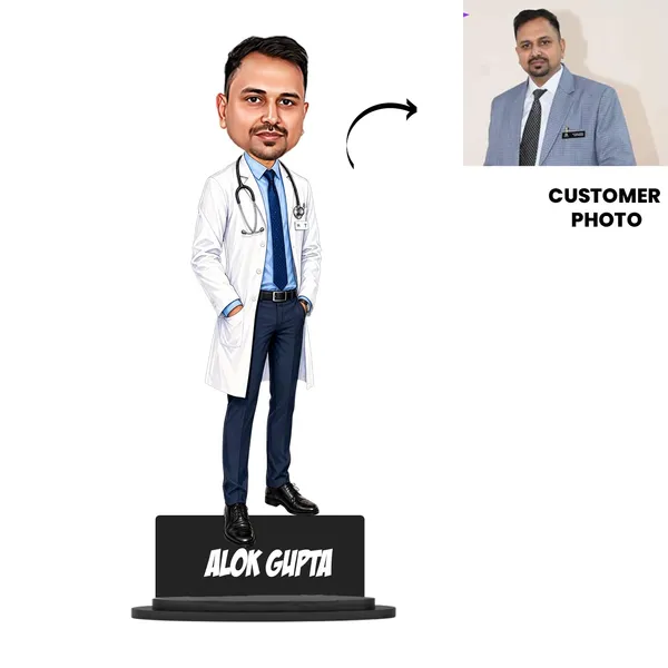 Personalized_Doctor_Caricature_Standee_with_Acrylic_Name_|_7_Inch_Custom_Caricature_for_Any_Profession_|_Double-Layer_Laminated_MDF_Wood,_Glossy_Finish_&_Stand_|_Unique_Gift_for_Men_&_Women