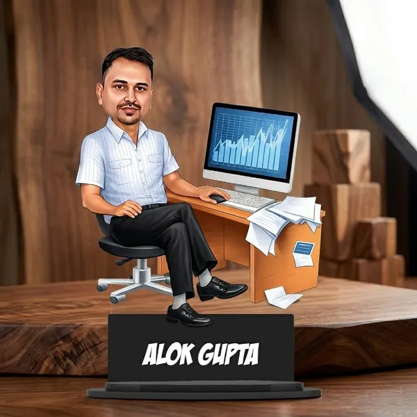 Customized_2D_Office_Caricature_with_Personalized_Acrylic_Name_|_Wooden_MDF_Desk_Decor_Gift_for_Men_&_Women_|_Custom_Professional_Gift_with_Stand