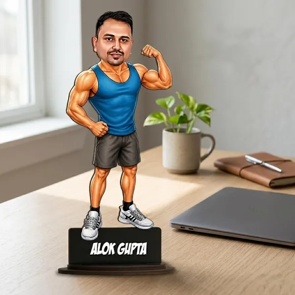 Personalized_7_Inch_Bodybuilder_Caricature_Showpiece_for_Any_Profession_|_Custom_Gym_Fitness_Figurine_with_Double-Layer_Laminated_MDF,_Glossy_Finish,_Acrylic_Name_&_Stand_|_Unique_Gift_for_Men_&_Women