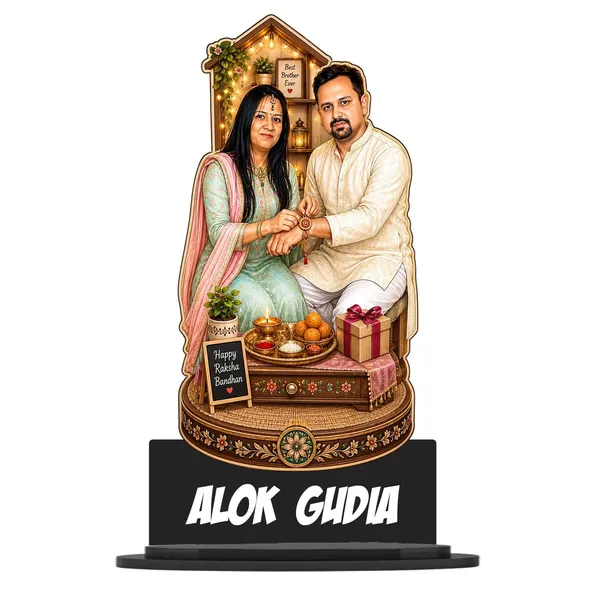 Personalized_2D_Raksha_Bandhan_Couple_Caricature_Standee_with_Custom_Names_|_Double-Layer_Laminated_MDF_Wooden_Gift_|_Glossy_Finish_|_Rakhi_Gift_for_Brother_&_Sister