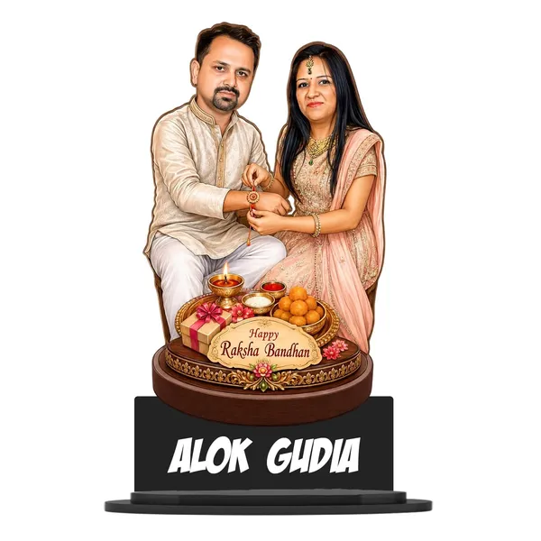 Personalized_Raksha_Bandhan_Couple_Caricature_Standee,_Custom_Brother_Sister_Gift,_2D_Laminated_MDF_Photo_Cutout_with_Acrylic_Name,_Double_Layer_Wooden_Finish,_Rakhi_Gift_for_Brother_&_Sister