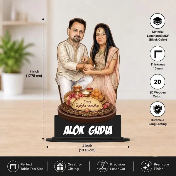 Personalized_Raksha_Bandhan_Couple_Caricature_Standee,_Custom_Brother_Sister_Gift,_2D_Laminated_MDF_Photo_Cutout_with_Acrylic_Name,_Double_Layer_Wooden_Finish,_Rakhi_Gift_for_Brother_&_Sister