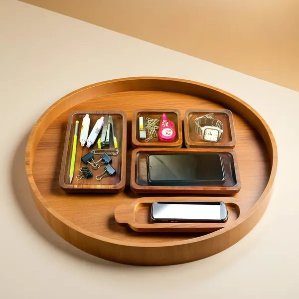 Wooden_Minimalist_Plain_Finish_Organizer_Tray_Set