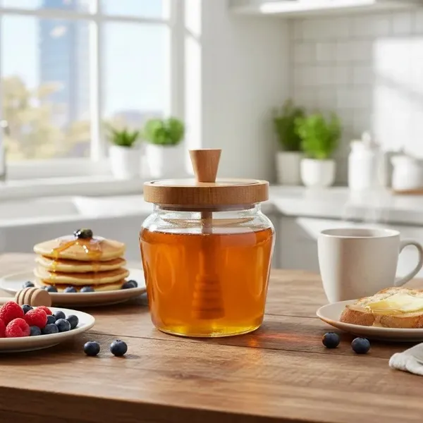 Glass_Wooden_Honey_Pot_With_Dipper