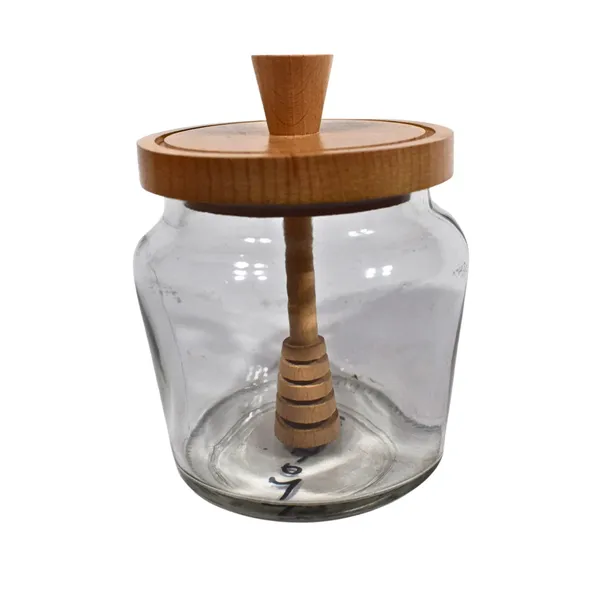 Glass_Wooden_Honey_Pot_With_Dipper