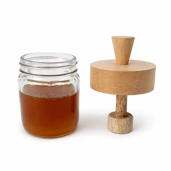 Glass_Rustic_Honey_Jar_With_Wooden_Dipper