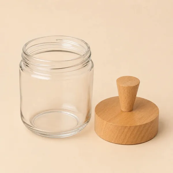 Glass_Rustic_Honey_Jar_With_Wooden_Dipper