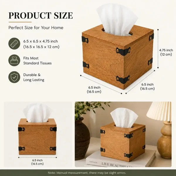 Wooden_Rustic_Wood_Grain_Tissue_Box_Cover