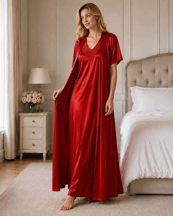 Red_Satin_Kimono_Wrap_Nightgown_With_Tie_Belt