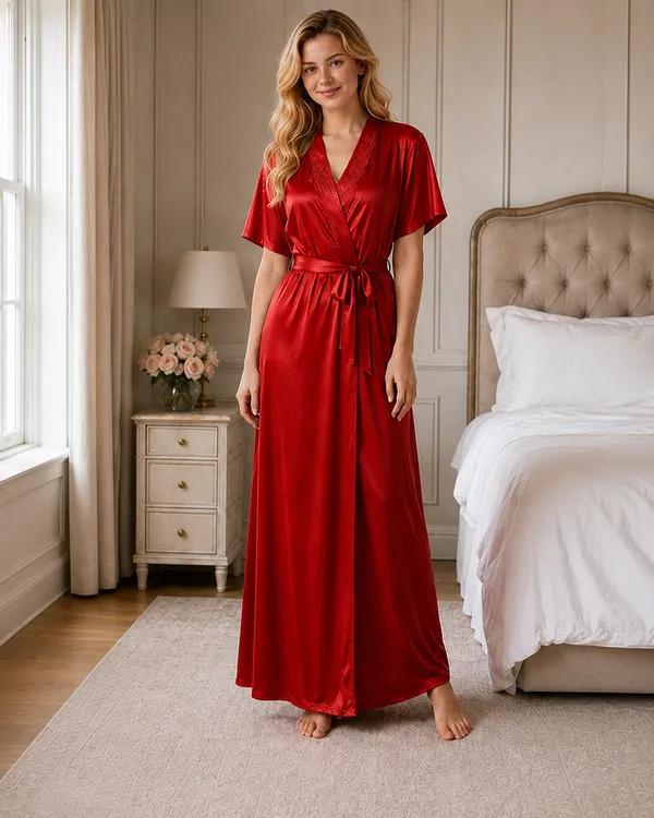 Red_Satin_Kimono_Wrap_Nightgown_With_Tie_Belt