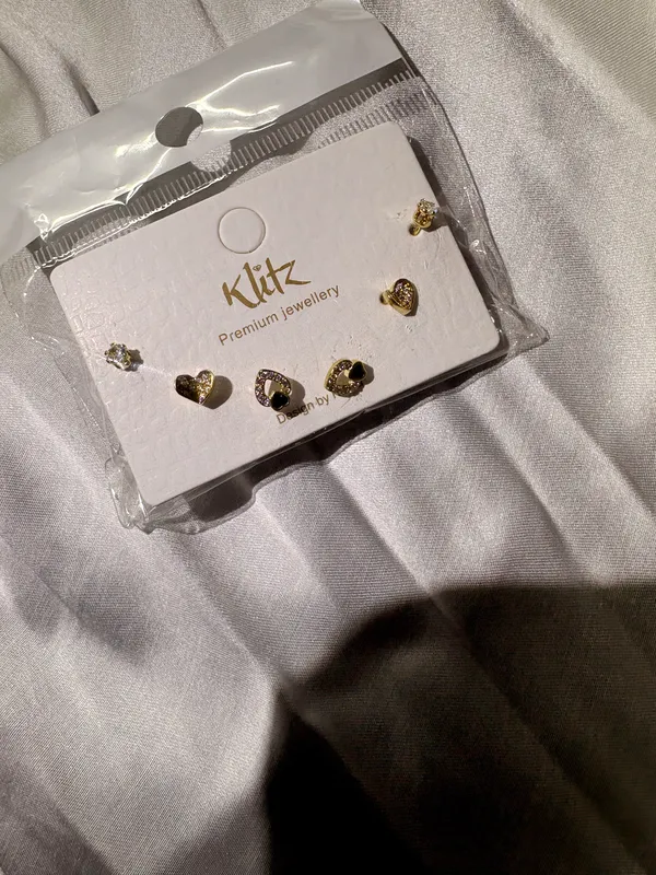 Gold-Tone_Heart_Stud_Earrings_Set