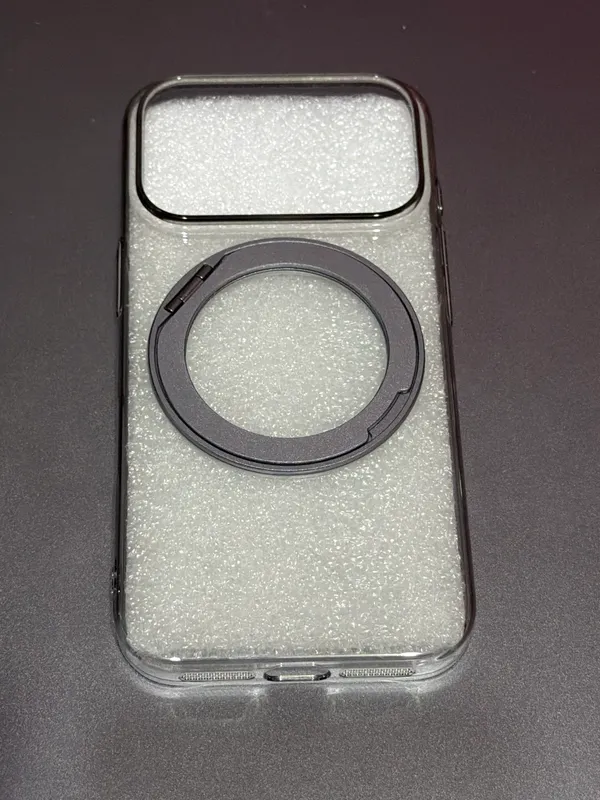 Clear_Magnetic_Ring_Phone_Case_For_Iphone_17_Pro