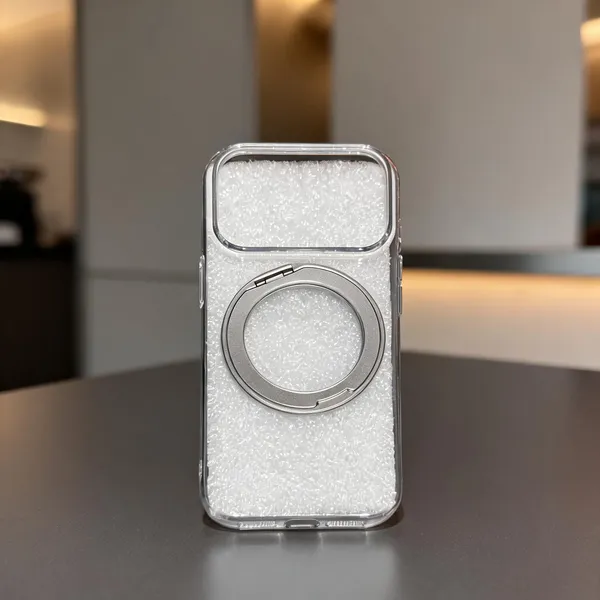 Transparent_Foldable_Ring_Holder_Phone_Case_For_Iphone_17_Pro_Max