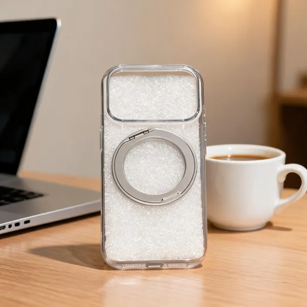 Transparent_Foldable_Ring_Holder_Phone_Case_For_Iphone_17_Pro_Max