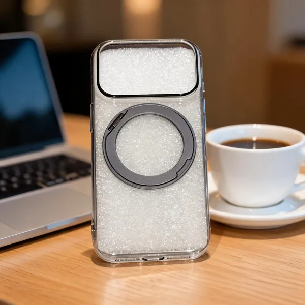 Clear_Magnetic_Ring_Phone_Case_For_Iphone_17_Pro