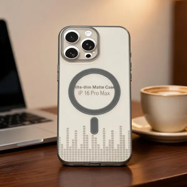 White_Matte_Magnetic_Ring_Phone_Case_For_Iphone_16_Pro_Max